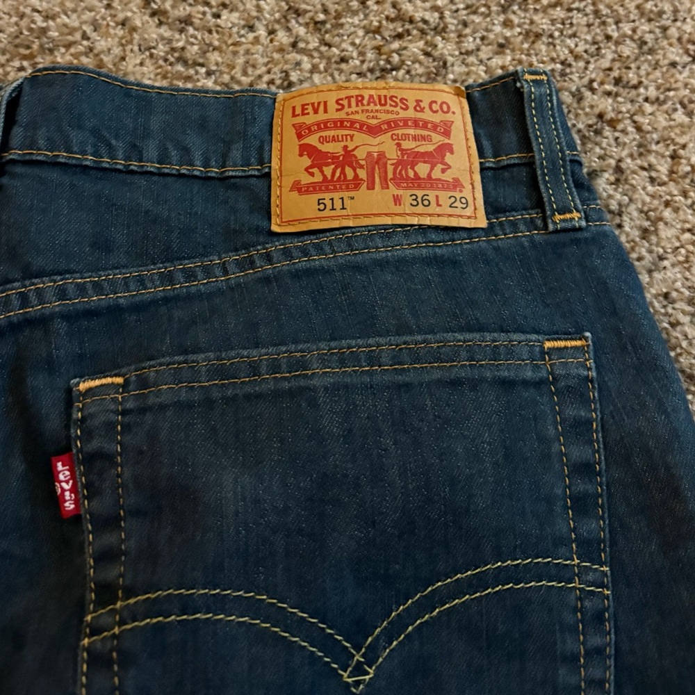 Levi's Men's Dark Blue Slim Jeans